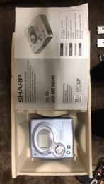 SHARP MT180H Minidisc+voeding,3 accu's+voeding,in doos, Ophalen of Verzenden, Minidisc-speler
