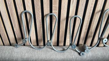 2x ikea vintage logga haken wandhaken kapstok kledinghaken beschikbaar voor biedingen