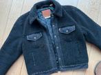 Levi’s Strauss & Co teddy spijkerjack gevoerd - zwart, Zwart, Ophalen of Verzenden, Zo goed als nieuw, Maat 36 (S)