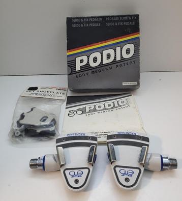 Eddy Merckx Podio Vintage pedals + cleats NOS/NIB beschikbaar voor biedingen