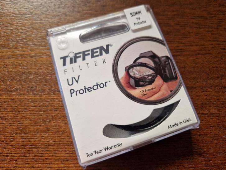 Tiffen 52mm UV Protector Filter ZGAN, Audio, Tv en Foto, Fotografie | Filters, Zo goed als nieuw, UV-filter, 50 tot 60 mm, Overige merken