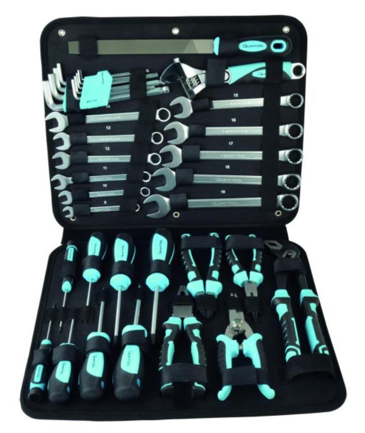 QUANTOOL 35-delige gereedschapset | GRATIS VERZENDING, Motoren, Accessoires | Onderhoudsmiddelen, Ophalen of Verzenden