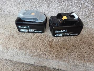 MAKITA 18v 6Ah ACCU (SET VAN 4 STUKS) beschikbaar voor biedingen