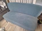 Mooi zeegroen/blauw bankje, Huis en Inrichting, Banken | Sofa's en Chaises Longues, Ophalen, Gebruikt, Tweepersoons, Minder dan 150 cm