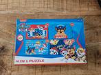 Paw Patrol 4-in-1 Puzzel, Ophalen of Verzenden, 10 tot 50 stukjes, Gebruikt, 2 tot 4 jaar
