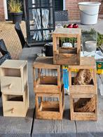 Tekoop nestkastjes div voerbakjes en frontjes, Dieren en Toebehoren, Vogels | Hokken en Kooien, Ophalen of Verzenden, Hout, Broedkooi of Kweekkooi