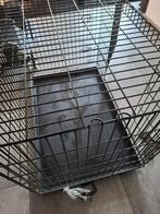 D & V Grote zwarte bench, Dieren en Toebehoren, Hondenbenches, Ophalen, Gebruikt