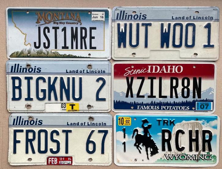 Kentekenplaat nummerplaat USA special, Verzamelen, Overige Verzamelen, Gebruikt, Ophalen of Verzenden