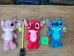 3 nieuwe Disney Angel Leroy en Stitch knuffels ca 30cm, Ophalen, Nieuw, Overige typen