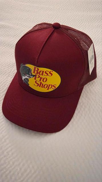 Bass Pro Shops Trucker Pet / Cap Bordeaux rood beschikbaar voor biedingen