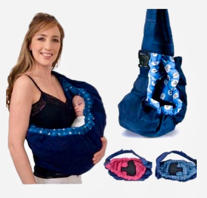 Premaxx Baby Sling – Comfortabel – Donkerblauw – Topstaat!, Kinderen en Baby's, Babydragers en Draagdoeken, Nieuw, Draagzak, Rug