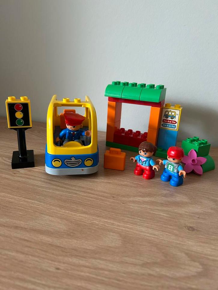 Lego Duplo 10528 Schoolbus - Complete Set, Kinderen en Baby's, Speelgoed | Duplo en Lego, Gebruikt, Duplo, Complete set, Ophalen of Verzenden