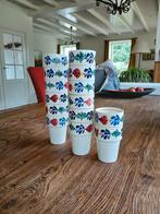 Boerenbont melkbekers, Huis en Inrichting, Keuken | Servies, Ophalen, Overige typen, Zo goed als nieuw, Aardewerk