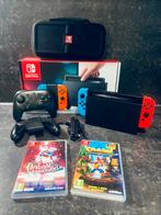 Nintendo Switch 2 Set, Met 2 controllers, Ophalen of Verzenden, Switch Original, Gebruikt