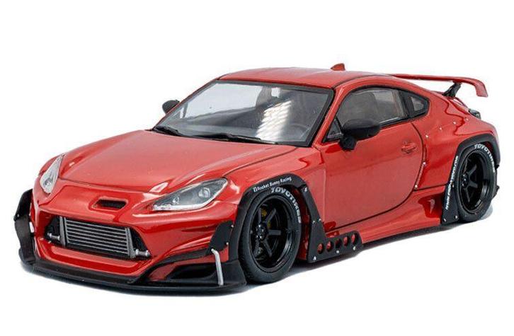 Toyota GR86 2022 Rood Metallic - Solido 1:43, Hobby en Vrije tijd, Modelauto's | 1:43, Nieuw, Auto, Solido, Ophalen of Verzenden