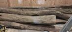 Oude eiken balken, Doe-het-zelf en Verbouw, Hout en Planken, Ophalen, Gebruikt, Eiken, 50 mm of meer