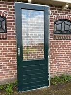 Hardhouten achterdeur 82,7x208,5cm., Doe-het-zelf en Verbouw, Deuren en Horren, Ophalen, Gebruikt, 80 tot 100 cm, Buitendeur