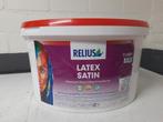 12,5 liter Relius Latex Satin, ongeopend, Ophalen, Overige kleuren, Nieuw, Verf