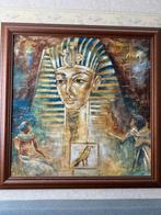 Olieverfschilderij - Egyptische Farao, Ophalen