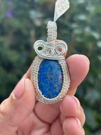 Lapis Lazuli Edelsteen Hanger Wirewrap, Overige voorstellingen, Blauw, Nieuw, Ophalen of Verzenden