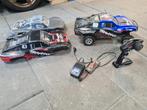 Traxxas slash 2wd 1:10  met v8 geluid compleeg, Elektro, Gebruikt, Auto offroad, Ophalen of Verzenden