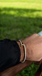 Spijker armbanden Cartier style, Sieraden, Tassen en Uiterlijk, Armbanden, Verzenden, Nieuw, Goud