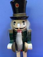 Vintage houten notenkraker 32 cm hoog met cimbalen, Diversen, Kerst, Ophalen of Verzenden, Zo goed als nieuw