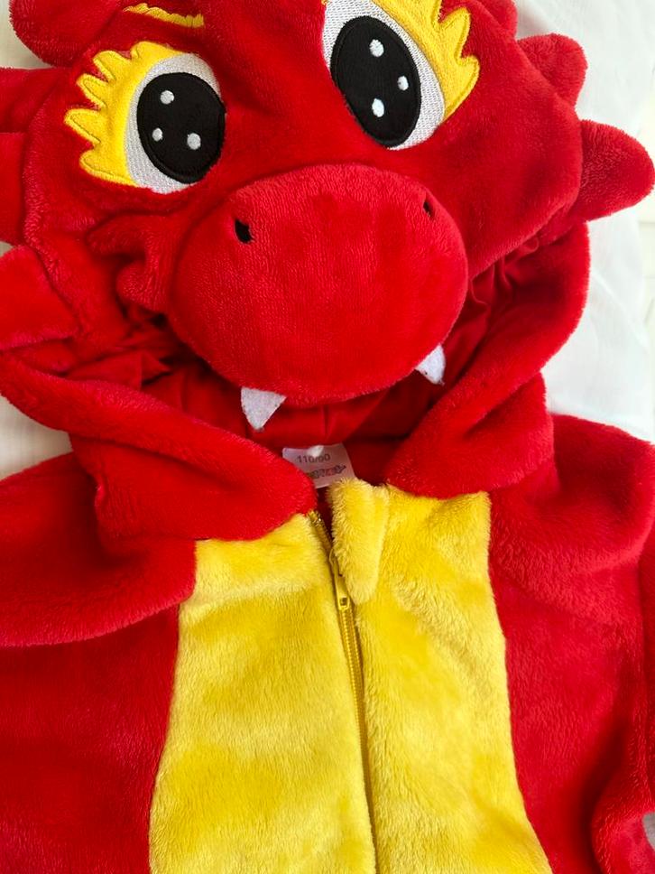 Leuke Dieren Pyjama - Draak of Tijger, Kinderen en Baby's, Carnavalskleding en Verkleedspullen, Zo goed als nieuw, Jongen of Meisje