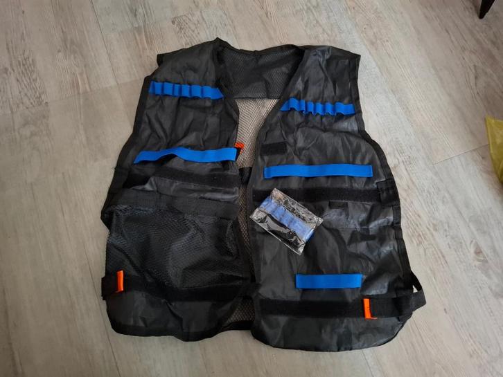 Pijltjes blaster vest (soort Nerf), Kinderen en Baby's, Speelgoed | Buiten | Actiespeelgoed, Gebruikt, Ophalen of Verzenden