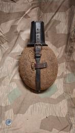 WO2 Duitse veldfles met beker #2, Verzamelen, Militaria | Tweede Wereldoorlog, Ophalen of Verzenden, Landmacht, Duitsland