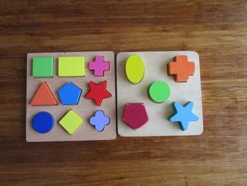 Set van 2 Houten Vormpuzzels – ZD Trading beschikbaar voor biedingen