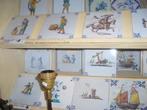 Oude handbeschilderde tegels/ witjes Deze week 5 EURO per st, Ophalen