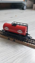 Fleischmann 1215E Esso tankwagon. 2 Stuks., Gelijkstroom, Fleischmann, Wagon, Ophalen of Verzenden