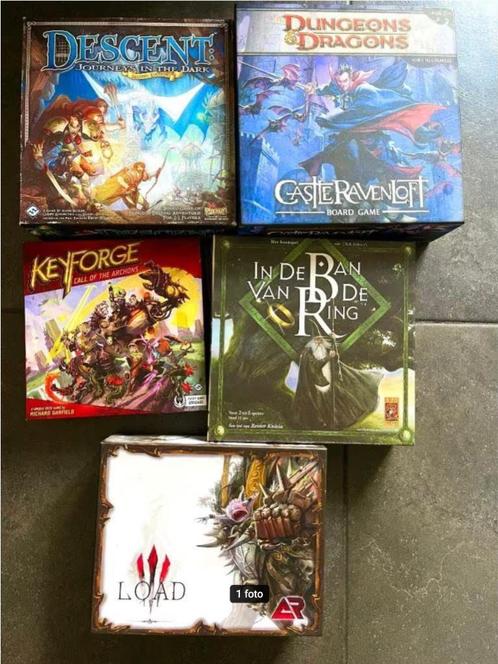 Bordspel 5 x  In de Ban van de Ring Descent Load bord spel, Hobby en Vrije tijd, Gezelschapsspellen | Bordspellen, Zo goed als nieuw