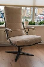 Tiberius fauteuil kleur cherokee sand 04, Ophalen, Overige kleuren, Zo goed als nieuw, Metaal
