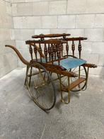 Antieke houten loopwagen kinderwagen, Antiek en Kunst, Ophalen of Verzenden
