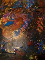 Abstract Schilderijn, Antiek en Kunst, Kunst | Schilderijen | Abstract, Ophalen of Verzenden