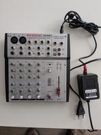 Mengpaneel Phonic AM220 en voeding., Ophalen, Gebruikt