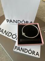 Zilveren Pandora Moments Sparkling Snowflake Armband mt 21, Met strass, Nieuw, Ophalen of Verzenden, Zilver