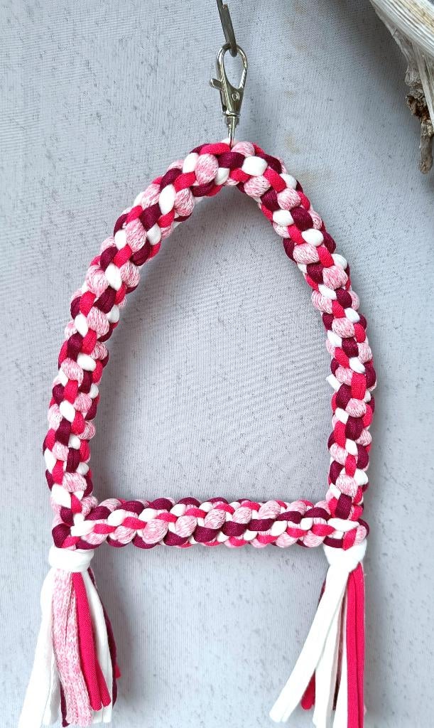 Schommel multicolor (roze-wit), Ophalen of Verzenden, Nieuw, Speelgoed