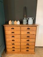 Oud grenen ladekast, Zo goed als nieuw, 3 of 4 laden, Minder dan 100 cm, 25 tot 50 cm
