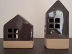 Mooie set stenen huizen voor waxinelichtje., Huis en Inrichting, Woonaccessoires | Kandelaars en Kaarsen, Overige materialen, Ophalen of Verzenden