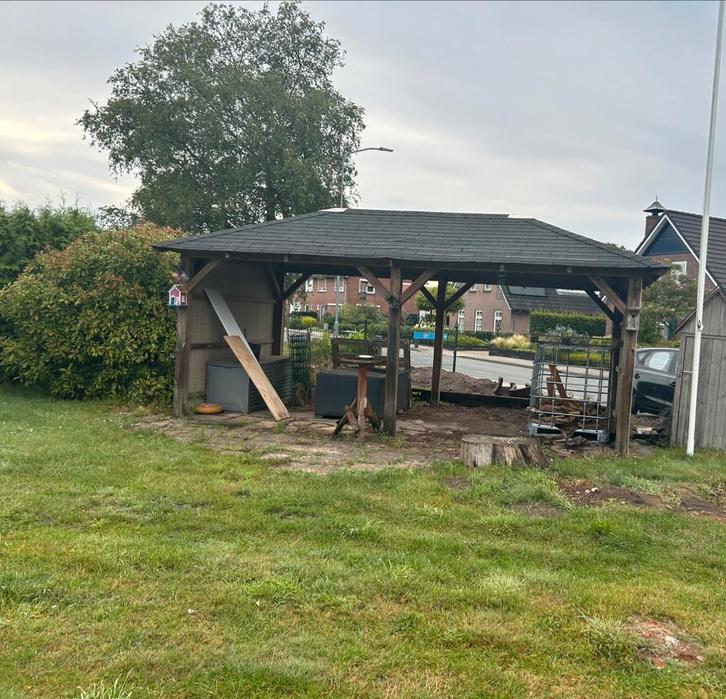 Mooie stevige overkapping, Tuin en Terras, Overkappingen, Gebruikt, Overige typen, Ophalen