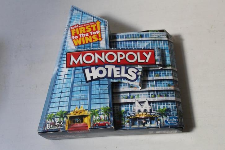monopoly hotels, Hobby en Vrije tijd, Gezelschapsspellen | Bordspellen, Gebruikt, Een of twee spelers, Ophalen of Verzenden