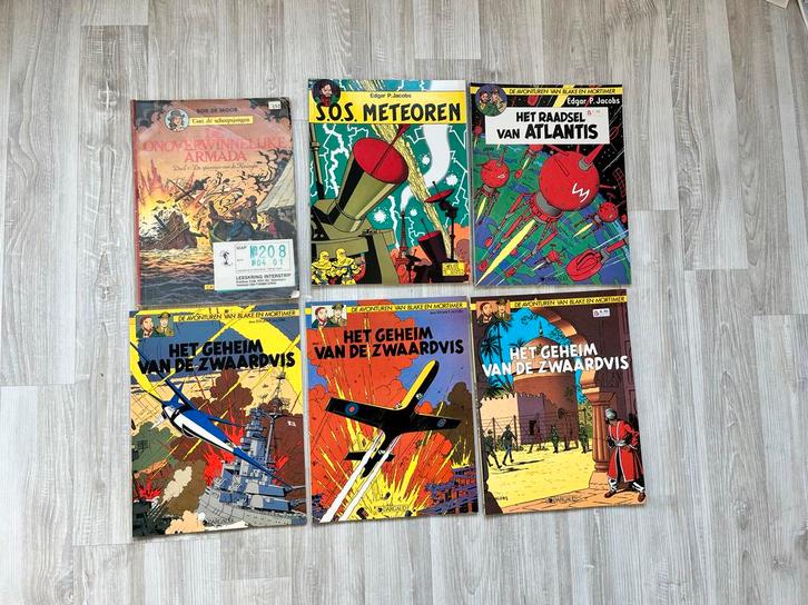 Blake & Mortimer + Cori - 6 Stripboeken, Boeken, Stripboeken, Gelezen, Meerdere stripboeken, Ophalen of Verzenden