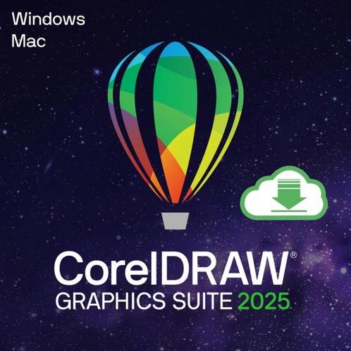 Coreldraw 2025 officiële pakket met licentiecode, Computers en Software, Ontwerp- en Bewerkingssoftware, Ophalen of Verzenden