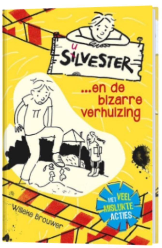 Willeke Brouwer - Silvester en de bizarre verhuizing -deel 1, Boeken, Kinderboeken | Jeugd | onder 10 jaar, Zo goed als nieuw