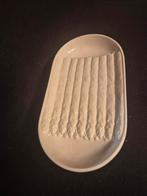 Witte asperge borden, Ophalen of Verzenden, Zo goed als nieuw, Effen, Bord(en)