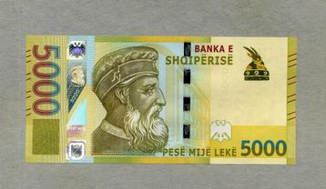 Albanië 5000 Leke biljet 2017 UNC beschikbaar voor biedingen