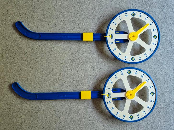 Meetwiel (2 ex) om afstanden te meten en in te schatten, Kinderen en Baby's, Speelgoed | Educatief en Creatief, Zo goed als nieuw